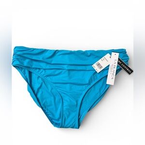 La Blanca‎ Womens Bikini Bottom Size 16W Plus Turquoise Swim NWT